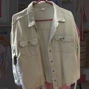 Twix Mint Green Shacket